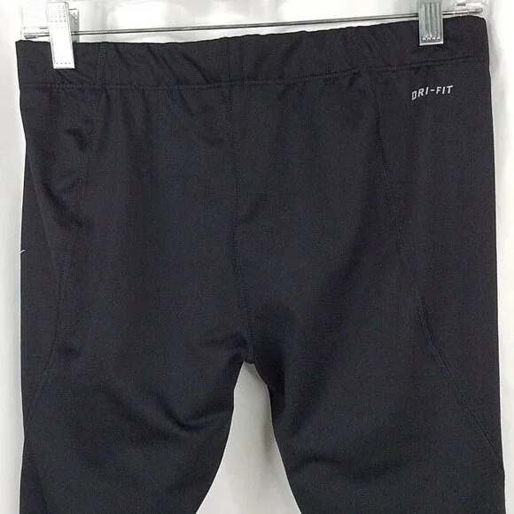 Nike Pro Combat Dri-Fit Full Length Compression Pants Women's Size Medium Black - Picture 5 of 9